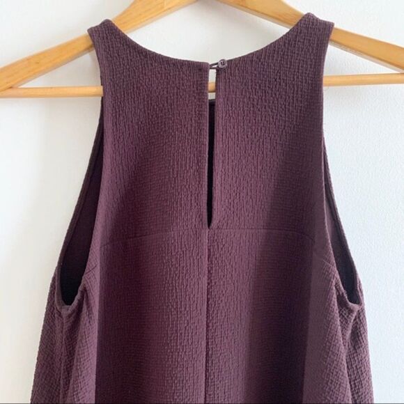 Aritzia Wilfred HIGH QUALITY Trompette Purple Halter Sleeveless Mini Dress - Picture 9 of 15